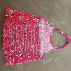 🌸Class Club Baby / 24M / Red Bandanna Halter